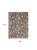 8' X 10' Brown And Ivory Floral Indoor Outdoor Area Rug