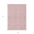 5' X 8' Pink And Red Floral Washable Indoor Outdoor Area Rug