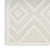 2' X 4' Ivory And White Geometric Indoor Outdoor Area Rug