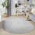 6' X 9' Gray Indoor Outdoor Area Rug - Gray