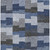 3' X 5' Navy Blue And Sky Blue Geometric Washable Indoor Outdoor Area Rug Transitional Style - Navy Blue, Sky Blue Color