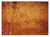 2' X 3' Orange Abstract Washable Non Skid Indoor Outdoor Area Rug Transitional Style - Orange Color