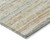 5' X 8' Sage Striped Washable Indoor Outdoor Area Rug