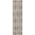 8' Runner Beige Taupe and Brown Geometric Washable Non Skid Indoor Outdoor Runner Rug