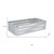 12" X 48" Silver Metal Rectangular Raised Garden Bed
