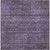 3' X 5' Plum Purple And Gray Striped Washable Indoor Outdoor Area Rug