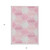 3' X 5' Pink And Gray Trellis Washable Indoor Outdoor Area Rug