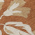 3' X 5' Terra Cotta And Beige Floral Washable Indoor Outdoor Area Rug