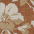 3' X 5' Terra Cotta And Beige Floral Washable Indoor Outdoor Area Rug