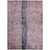 5' X 8' Blush Pink And Purple Abstract Washable Indoor Outdoor Area Rug