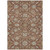 5' X 8' Brown Ivory And Gray Moroccan Washable Indoor Outdoor Area Rug