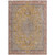 3' X 5' Gold And Peach Medallion Washable Indoor Outdoor Area Rug