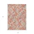 3' X 5' Coral And Orange Geometric Washable Indoor Outdoor Area Rug