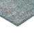 5' X 8' Teal Blue Gray And Charcoal Oriental Washable Indoor Outdoor Area Rug - Teal Blue, Gray, Charcoal