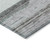5' X 8' Teal Blue Off White And Gray Abstract Washable Indoor Outdoor Area Rug