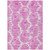 5' X 8' Pink Blush And Mauve Abstract Washable Indoor Outdoor Area Rug