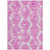 5' X 8' Pink Blush And Mauve Abstract Washable Indoor Outdoor Area Rug