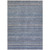 5' X 8' Blue And Sky Blue Striped Washable Indoor Outdoor Area Rug