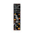 36" Black Gold And Orange Halloween Skeleton Solid Wood Porch Sign