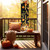 36" Black Gold And Orange Halloween Skeleton Solid Wood Porch Sign