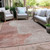 5' X 8' Salmon And Beige Geometric Washable Indoor Outdoor Area Rug - Salmon, Beige