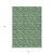 3' X 5' Sage Geometric Washable Non Skid Indoor Outdoor Area Rug