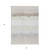 3' X 5' Ivory Beige And Taupe Striped Washable Indoor Outdoor Area Rug