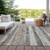 5' X 8' Beige And Gray Striped Washable Indoor Outdoor Area Rug - Beige, Gray