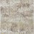 5' X 8' Ivory And Taupe Striped Washable Indoor Outdoor Area Rug