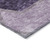 3' X 5' Eggplant Purple And Lavender Geometric Washable Indoor Outdoor Area Rug