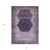 3' X 5' Eggplant Purple And Lavender Geometric Washable Indoor Outdoor Area Rug