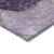 3' X 5' Eggplant Purple And Lavender Geometric Washable Indoor Outdoor Area Rug