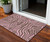 3' X 5' Brown And Pink Animal Print Washable Indoor Outdoor Area Rug