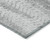 3' X 5' Silver Gray And Graphite Botanical Leaves Washable Indoor Outdoor Area Rug