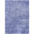 3' X 5' Navy Blue Abstract Washable Non Skid Indoor Outdoor Area Rug