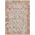 5' X 8' Pink And Ivory Patchwork Washable Indoor Outdoor Area Rug