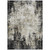 5' X 8' Black Ivory And Beige Abstract Washable Indoor Outdoor Area Rug - Black, Ivory, Beige