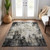 5' X 8' Black Ivory And Beige Abstract Washable Indoor Outdoor Area Rug - Black, Ivory, Beige