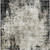 5' X 8' Black Ivory And Beige Abstract Washable Indoor Outdoor Area Rug - Black, Ivory, Beige