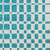 5' X 8' Teal Blue And Ivory Geometric Washable Indoor Outdoor Area Rug Transitional Style - Teal Blue, Ivory Color