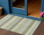 3' X 5' Artichoke Green And Ivory Striped Washable Indoor Outdoor Area Rug - 880016468274