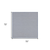 6' Ivory And Blue Square Geometric Indoor Outdoor Area Rug
