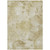 5' X 8' Beige Tan And Ivory Floral Washable Indoor Outdoor Area Rug Transitional Style - Beige, Tan, Ivory Color