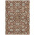 3' X 5' Brown Ivory And Gray Moroccan Washable Indoor Outdoor Area Rug