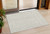 3' X 5' Ivory And Beige Damask Washable Indoor Outdoor Area Rug
