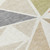 3' X 5' Ivory Brown And Green Geometric Washable Indoor Outdoor Area Rug