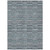 3' X 5' Teal Blue Aqua And Gray Striped Washable Indoor Outdoor Area Rug Transitional Style - Teal Blue, Aqua, Gray Color