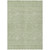 3' X 5' Green And Ivory Chevron Washable Indoor Outdoor Area Rug - Green, Ivory
