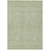 3' X 5' Green And Ivory Chevron Washable Indoor Outdoor Area Rug