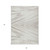 3' X 5' Ivory And Beige Abstract Washable Indoor Outdoor Area Rug Transitional Style - Ivory, Beige Color